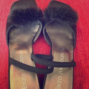 Enzo Angiolini chunky heel shoe, never worn.